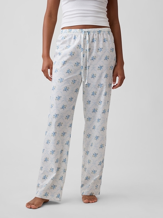 Image number 3 showing, Poplin PJ Pants