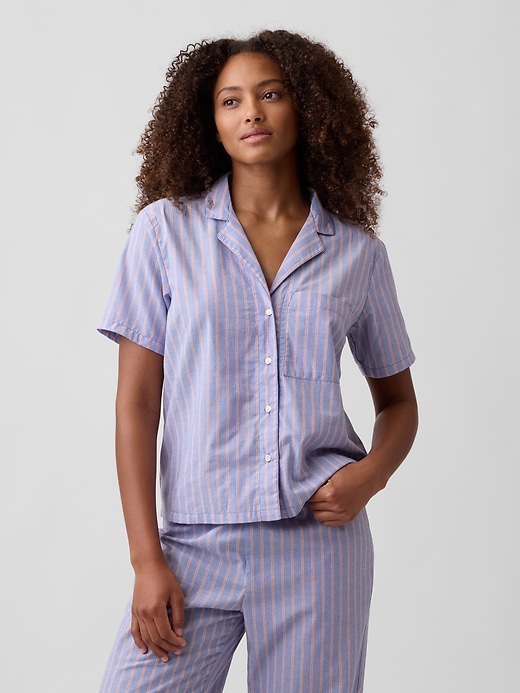 Image number 1 showing, Poplin PJ Shirt