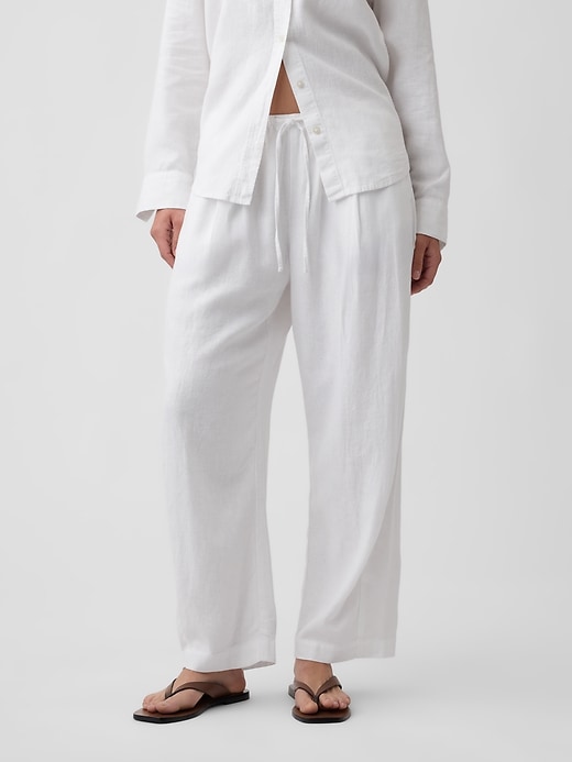 Image number 2 showing, Mid Rise Pull-On Barrel Pants