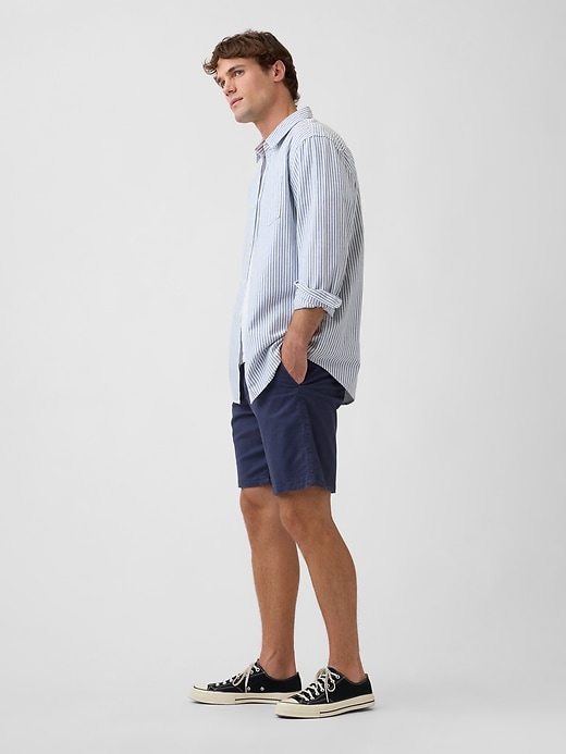 Image number 4 showing, 9" Essential Khaki Shorts