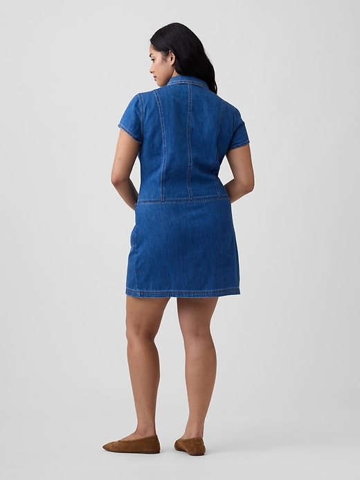 Image number 5 showing, Denim Mini Dress