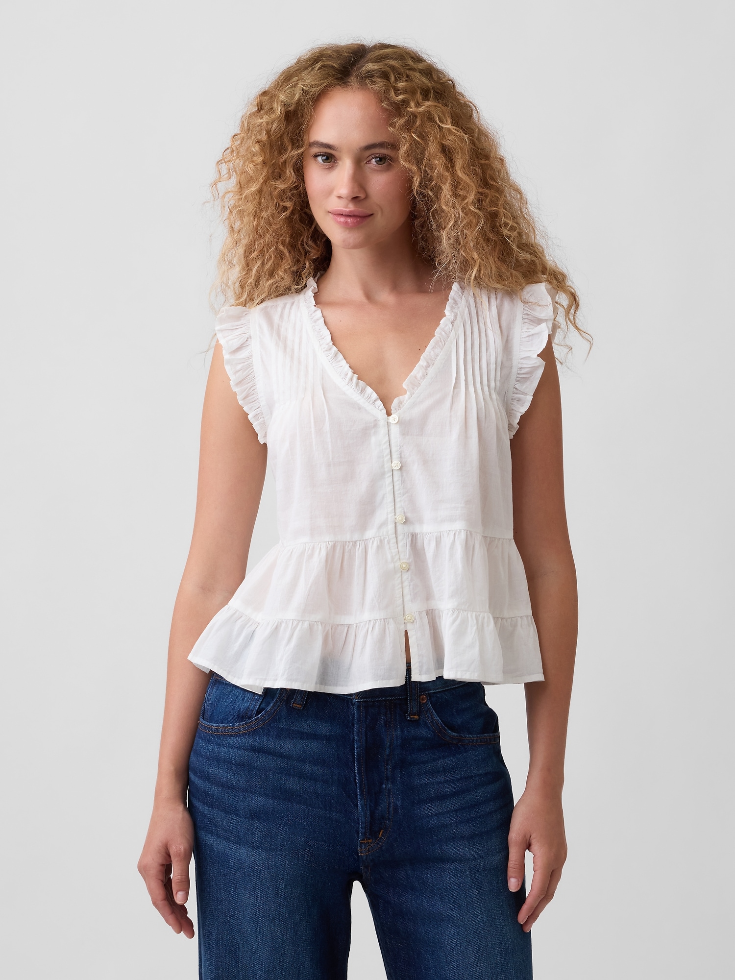 Tiered Ruffle Top