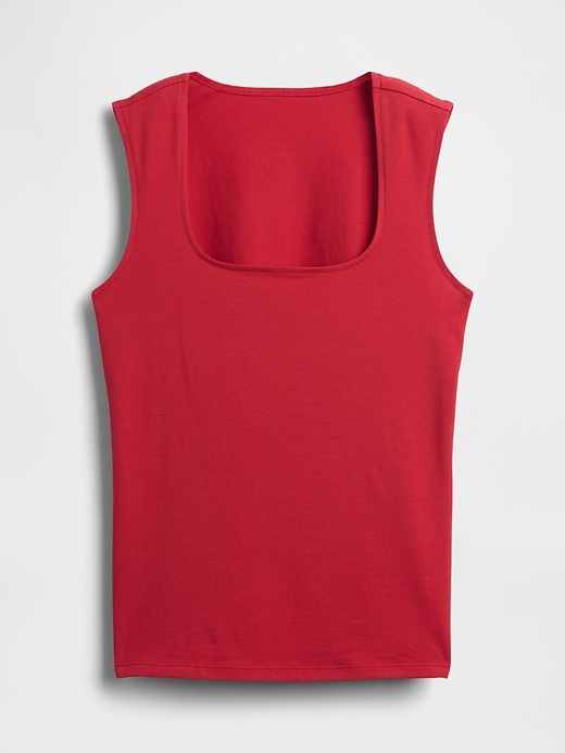Image number 5 showing, Squareneck Shell Tank Top