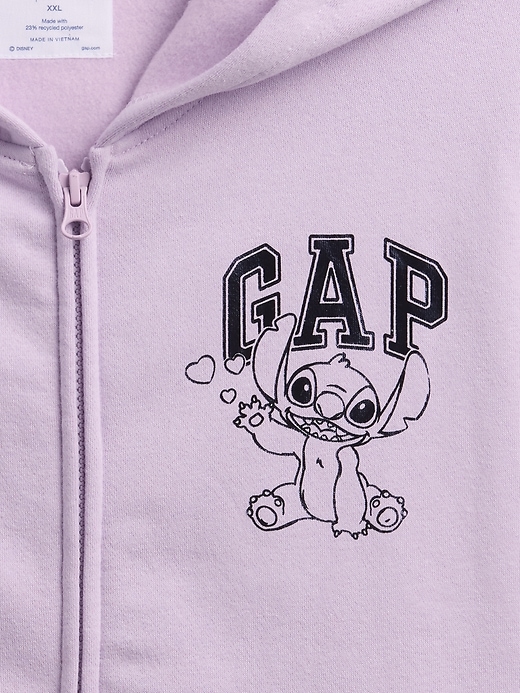 Image number 3 showing, GapKids × Disney Lilo and Stitch Relaxed Zip Hoodie