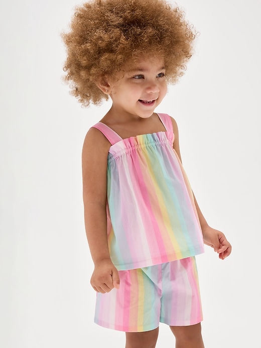 Image number 4 showing, babyGap Poplin Two-Piece Outfit Set
