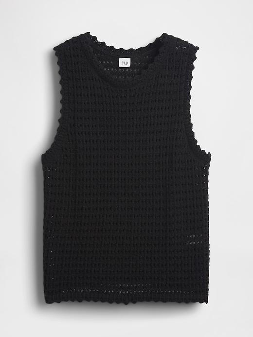Image number 1 showing, Crochet Shell Tank
