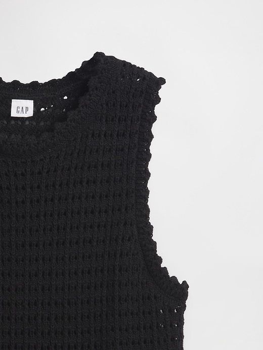 Image number 2 showing, Crochet Shell Tank