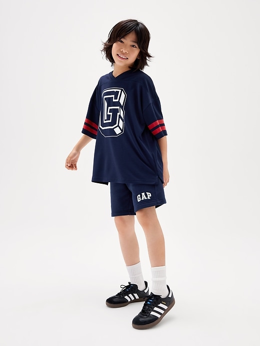 Image number 3 showing, Kids Relaxed Gap Logo Pull-On Shorts