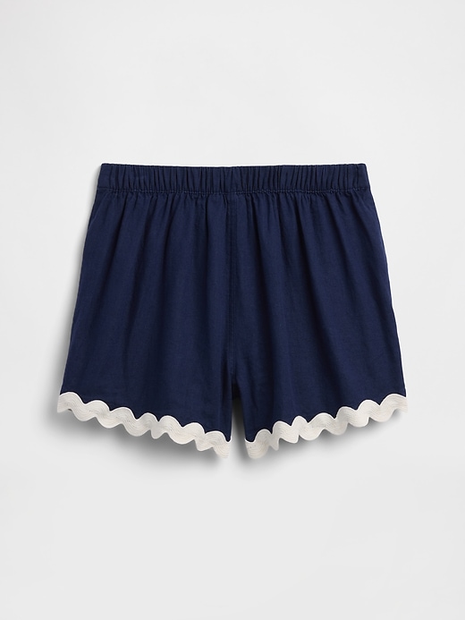 Image number 2 showing, Kids Pull-On Linen-Blend Skort