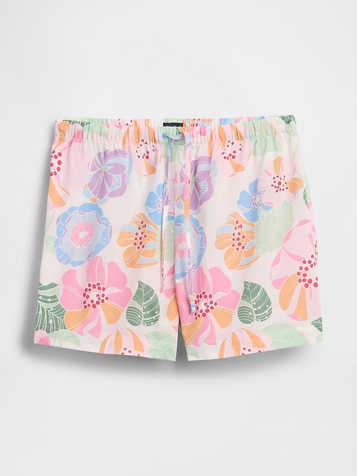 Image number 4 showing, Poplin PJ Shorts