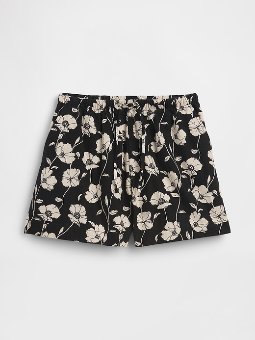 Image number 7 showing, 4" Pull-On Linen-Blend Shorts