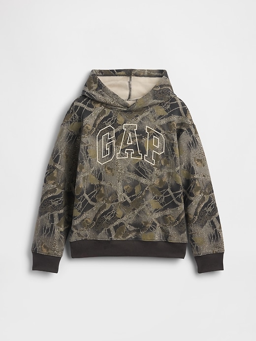 Image number 1 showing, Kids Relaxed Gap Logo Camo Hoodie