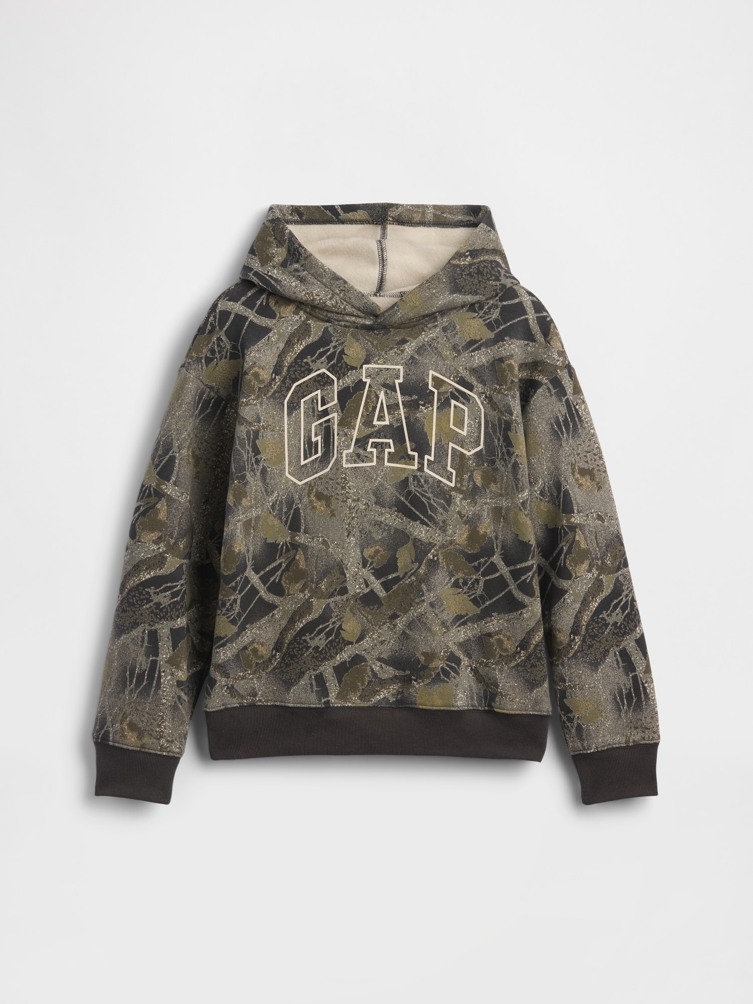 Kids Relaxed Gap Logo Camo Hoodie