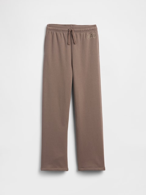 Kids Relaxed Gap Logo Straight-Leg Sweatpants