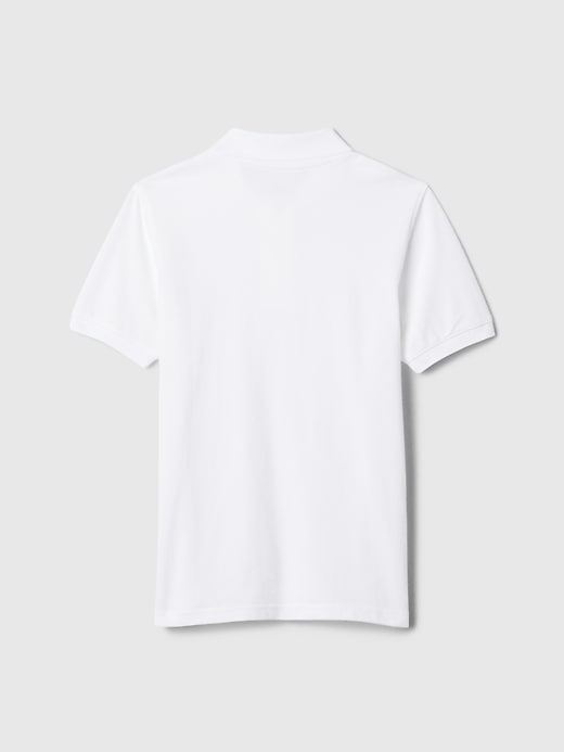 Image number 2 showing, Kids Uniform Pique Polo Shirt
