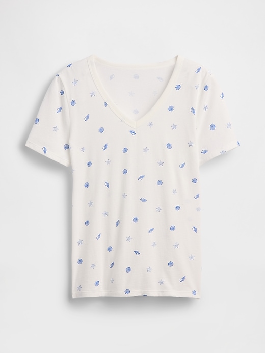 Image number 5 showing, Favorite Print V-Neck T-Shirt