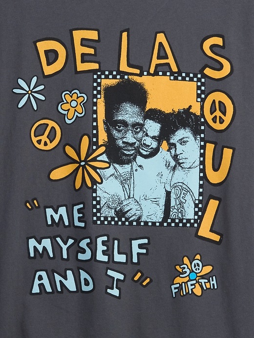Image number 4 showing, De La Soul Everyday Soft Relaxed Graphic T-Shirt