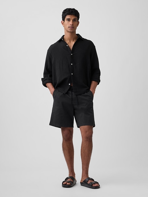 Image number 3 showing, Gauze Shirt in Boxy Fit