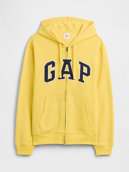 Image number 4 showing, Adult Relaxed Gap Logo Zip Hoodie