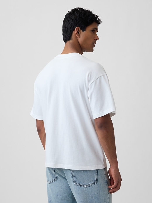 Image number 2 showing, Boxy Heavyweight Jersey T-Shirt