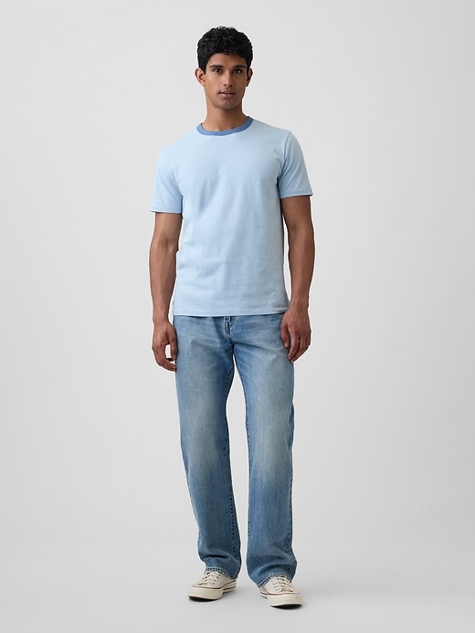 Image number 3 showing, Everyday Soft Ringer Crewneck T-Shirt