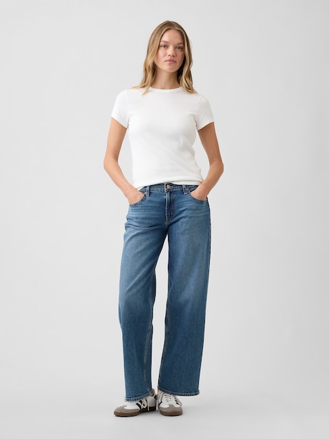 Low Rise '90s Loose Jeans