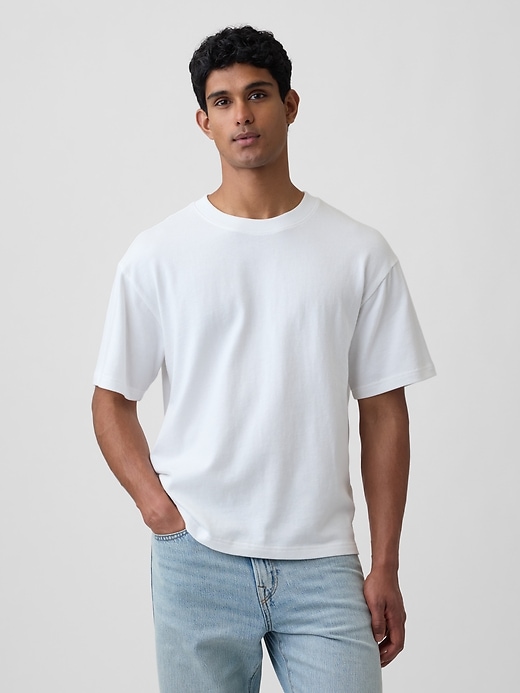 Image number 1 showing, Boxy Heavyweight Jersey T-Shirt