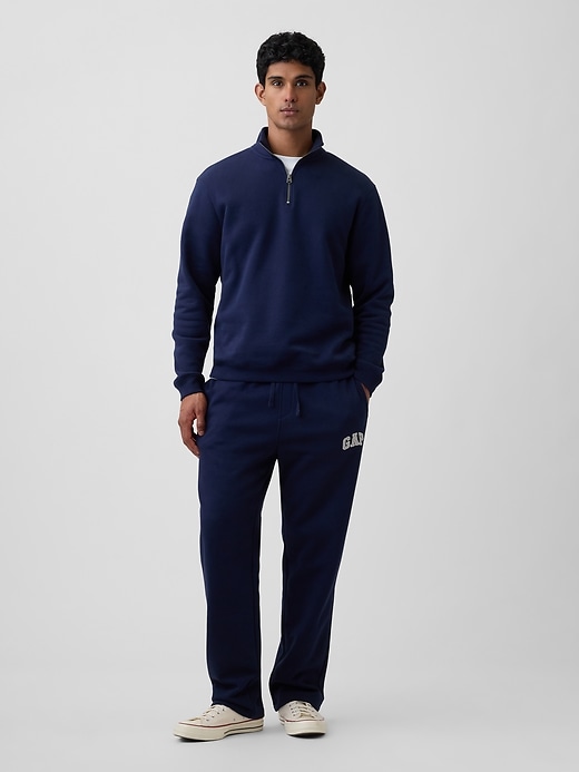 Adult Relaxed Quarter-Zip Fleece Sweatshirt | Gap Factory