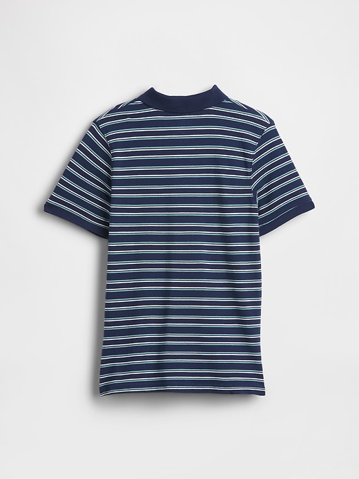 Image number 2 showing, Kids Stripe Pique Polo Shirt