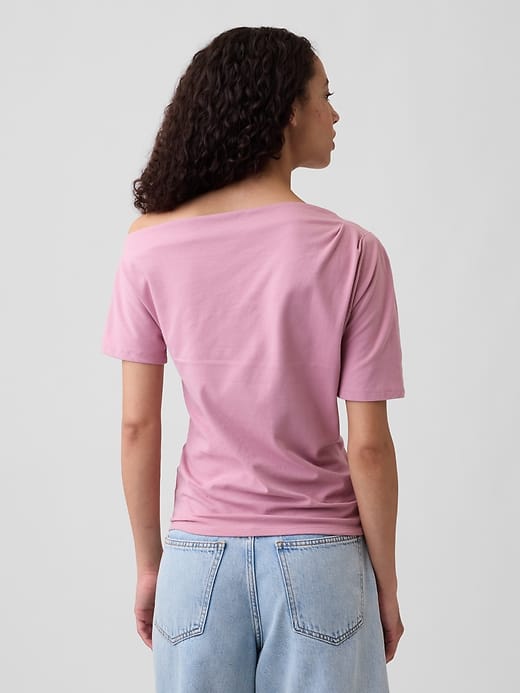 Image number 2 showing, Stretch Jersey One-Shoulder Top
