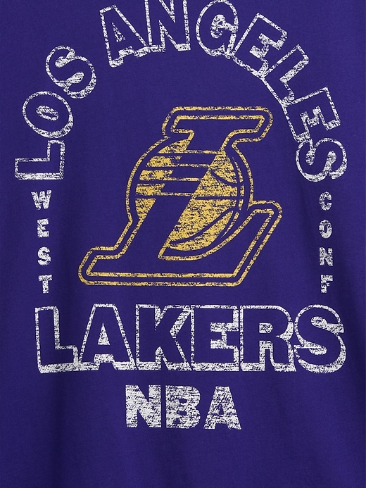 Image number 4 showing, Adult NBA Los Angeles Lakers Relaxed Graphic T-Shirt