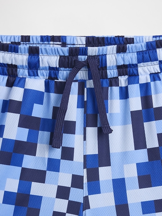Image number 2 showing, Kids 100% Recycled Pull-On Mesh Shorts
