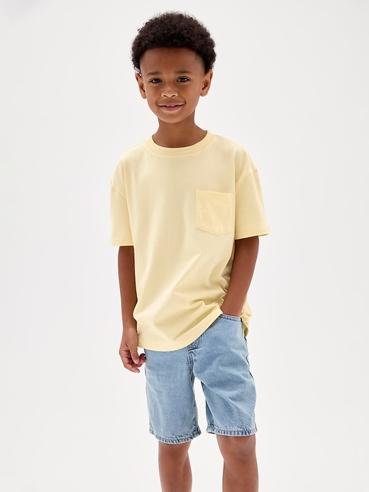Image number 4 showing, Kids Everyday Soft Stripe Pocket T-Shirt
