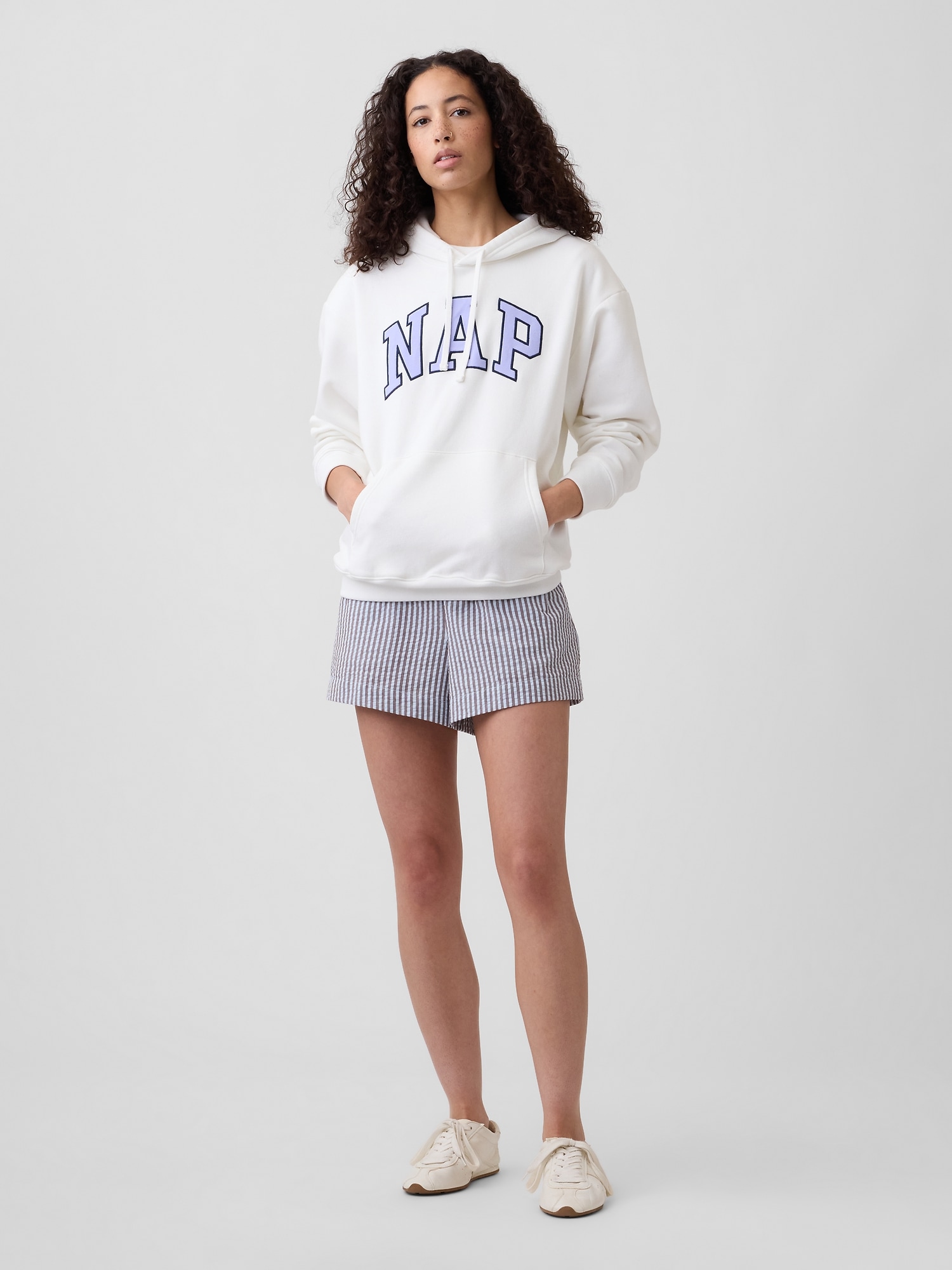 Oversized Gap Nap Logo Hoodie | Gap Factory
