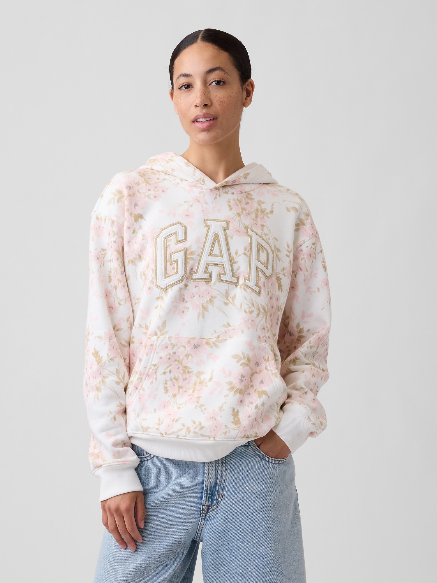 Relaxed Gap Logo Hoodie