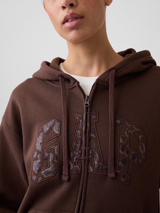 Image number 4 showing, Relaxed Gap Logo Zip Hoodie