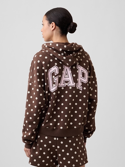Image number 2 showing, Relaxed Gap Mini-Logo Cropped Hoodie
