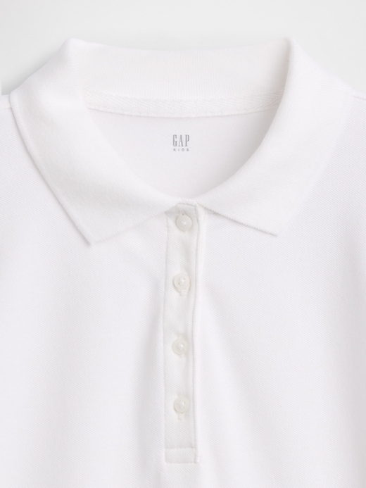 Image number 3 showing, Kids Uniform Stretch Pique Polo Shirt