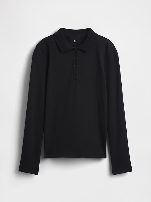 Image number 1 showing, Kids Uniform Stretch Pique Polo Shirt