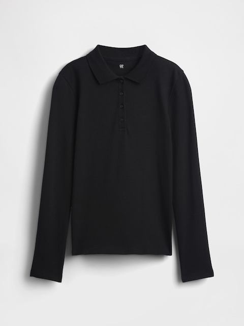 Kids Uniform Stretch Pique Polo Shirt