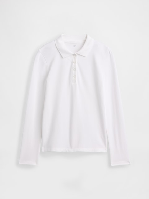 Kids Uniform Stretch Pique Polo Shirt