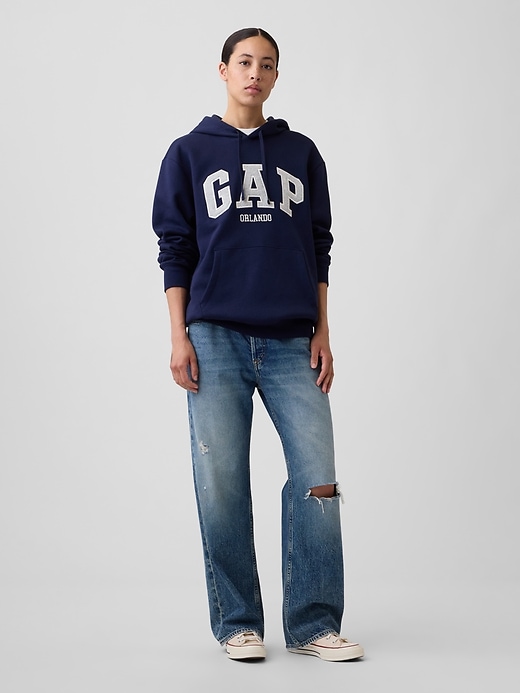 Image number 5 showing, Relaxed Gap City Logo Hoodie