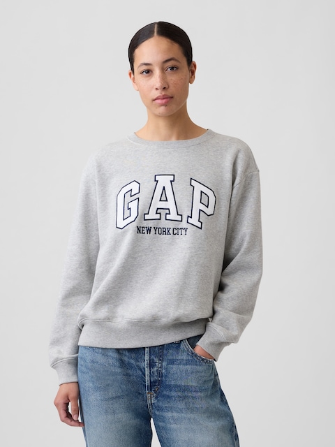 Relaxed Gap City Logo Sweatshirt