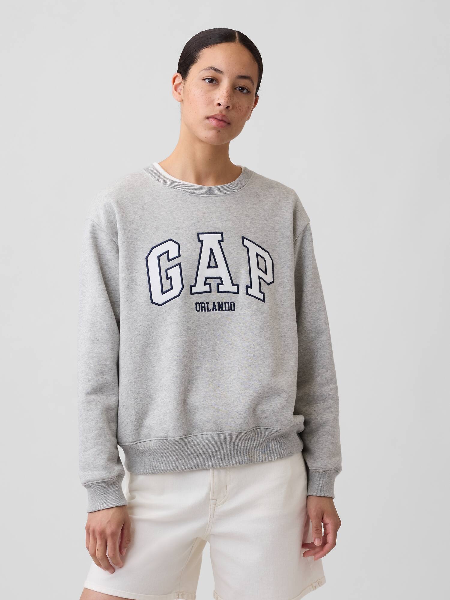 Relaxed Gap City Logo Sweatshirt