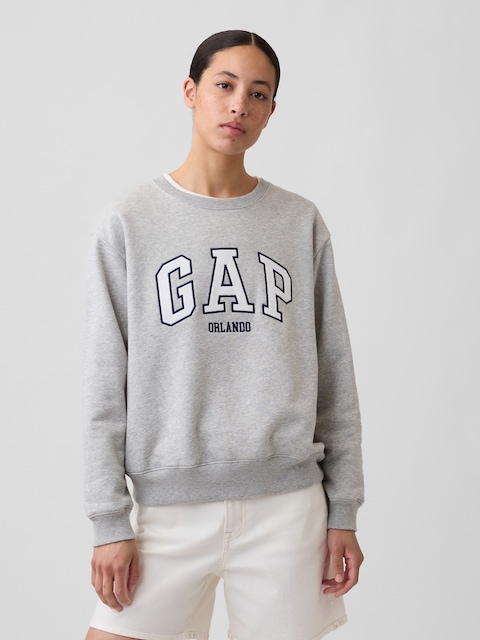 Relaxed Gap City Logo Sweatshirt