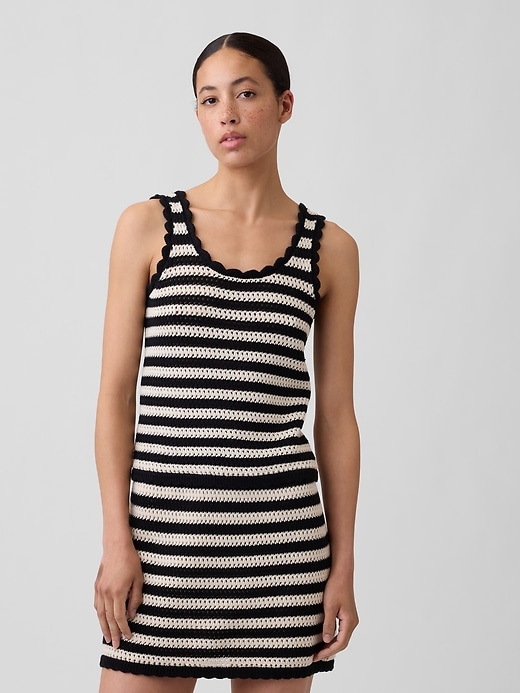 Image number 1 showing, Crochet Scoopneck Tank Top