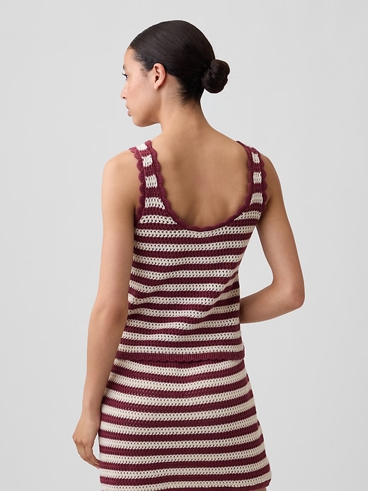Image number 2 showing, Crochet Scoopneck Tank Top