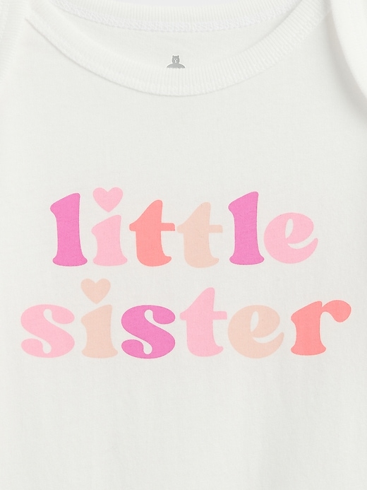 Image number 2 showing, Baby Little Sibling Bodysuit