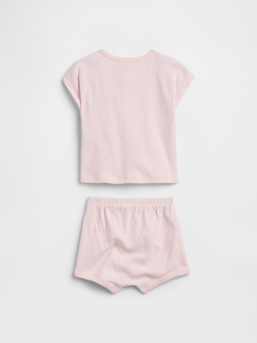 Image number 3 showing, Baby Two-Piece Graphic Outfit Set