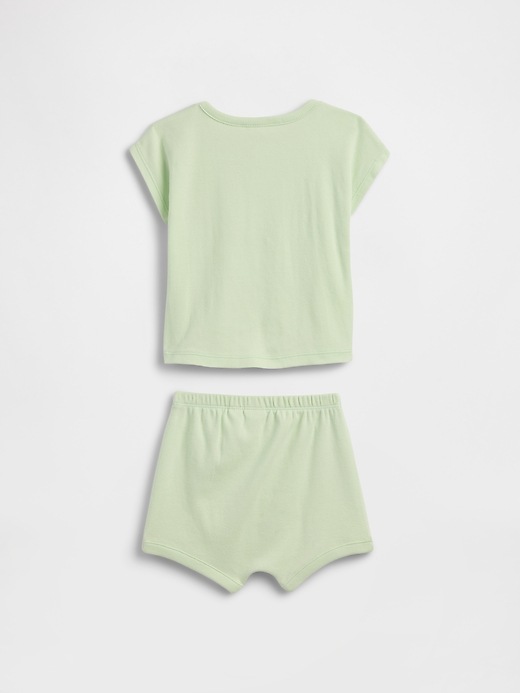 Image number 3 showing, Baby Two-Piece Graphic Outfit Set